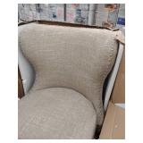 Madison Park Irvine High Wingback Button Tufted Upholstered 27-Inch Swivel Counter Bar Stool with Nailhead Accent- Retail:$242.54 MP104-0391