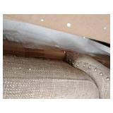 Madison Park Irvine High Wingback Button Tufted Upholstered 27-Inch Swivel Counter Bar Stool with Nailhead Accent- Retail:$242.54 MP104-0391