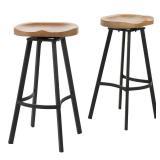 Albia 32-inch Swivel Barstool (Set of 2) by Christopher Knight Home - Retail:$183.99 73129.00 DAMAGED