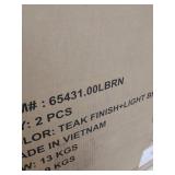 Light Brown+Teak Finish- Retail:$142.49 65431.00LBRN DAMAGED