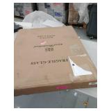 frameless octagon beveled mirror 23" #203