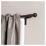 Smart Rods 48" - 120" Adjustable Wall Mount CafÃ© Window Curtain Rod, Oil Rubbed Bronze