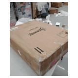 Outsunny Steel Fabric Outdoor Folding Chaise Lounge Chair Recliner with Portable Design & Adjustable Backrest - Grey- Retail:$106.99 84B-184GY