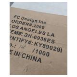 Q-Max Steel Adjustable Arching 81-inch Floor Lamp with Beige Shade and Black Marble Base- Retail:$184.99 SH-6938ES