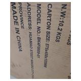 One Drawer Nigtstand With 1-shelf In Black- Retail:$123.99