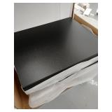 One Drawer Nigtstand With 1-shelf In Black- Retail:$123.99