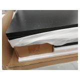 One Drawer Nigtstand With 1-shelf In Black- Retail:$123.99