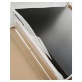 One Drawer Nigtstand With 1-shelf In Black- Retail:$123.99