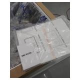 Topmount Drop-In 18-Gauge Stainless Steel 33-1/8 in. x 22 in. x 9 in. 1 Faucet Hole 60/40 Double Bowl Kitchen Sink Dish Rack- Retail:$159.99 MISSING ACCESSORIES