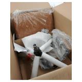 Art Leon Elly Brown Faux Leather Swivel Task Chair with Armrest DC019-YELLOWBROWN