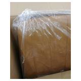 Art Leon Elly Brown Faux Leather Swivel Task Chair with Armrest DC019-YELLOWBROWN