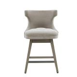Cheryl Swivel Counter Height Barstool Light Gray MSBAR04-0943 (ONLY ONE BARSTOOL)
