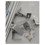 GoDear Design Metallic Luster Blackout Natural Woven Adjustable Sliding Panel, 45.8"- 86" W x 96" L- Retail:$161.49 (ONE PANEL)