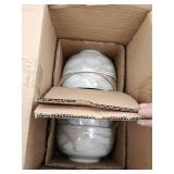 Safdie & Co. Dinnerset Gold Marble Gold HK03884EC MISSING SOME PLATES