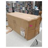 Cement Stone and Brown Finish Outdoor Patio Fountain with LED Light- Retail:$225.49 WHF736