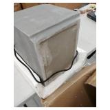 Cement Stone and Brown Finish Outdoor Patio Fountain with LED Light- Retail:$225.49 WHF736