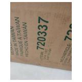 Coaster 720337-CO 1 Shelf Glass Top End Table, Chrome