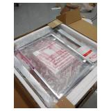 Coaster 720337-CO 1 Shelf Glass Top End Table, Chrome