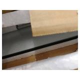 Coaster 720337-CO 1 Shelf Glass Top End Table, Chrome