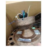 Becky 52" 3-Light LED Chandelier Fan With Remote, by JONATHAN Y- Retail:$355.99 USED