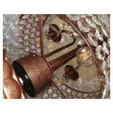 Becky 52" 3-Light LED Chandelier Fan With Remote, by JONATHAN Y- Retail:$355.99 USED