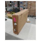 Height Adjustable C Table with Wheels, Sofa Bedside Laptop Side Table- Retail:$154.99 White WC0486