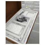 Height Adjustable C Table with Wheels, Sofa Bedside Laptop Side Table- Retail:$154.99 White WC0486