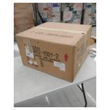 HomePop Large Leatherette Storage Ottoman - Distressed Brown Faux Leather- Retail:$105.99 K6862- YDQY-2