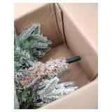 Gerson 4.5-foot Iceland Fir Pre-lit Potted Artificial Christmas Tree- Retail:$92.99. 5228-45C