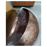 Hildred Modern Round Hammered Aluminum Storage Coffee Table by Christopher Knight Home- ITEM#: 66963.00