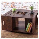 Furniture of America Masa Modern Farmhouse 32-inch Mobile Coffee Table- , MODEL#: YNJ-142-6