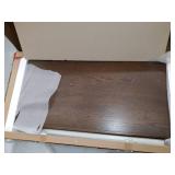 Madison Park Avalon White/ Pecan Coffee Table - Shelf - Modern & Contemporary/Mid-Century Modern - Rectangle , White/Pecan,