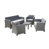 Daytona Outdoor 3 Seat Sofa and Cushions by Christopher Knight Home - ITEM#: 61312.00