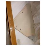 The Gray Barn Danebury Rustic 50-inch Solid Wood Corner TV Stand- Antique White,