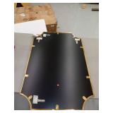 Gold- Verne Gold Finish Glam Wall Mirror by Christopher Knight Home, ITEM#: 62121.00