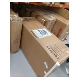 2-Piece Metal Frame Sectional Set with Gray Cushions, MODEL: #PF20161-G