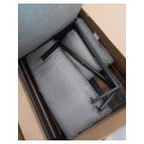 2-Piece Metal Frame Sectional Set with Gray Cushions, MODEL: #PF20161-G