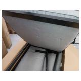 2-Piece Metal Frame Sectional Set with Gray Cushions, MODEL: #PF20161-G