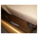 Abbyson Sierra Tufted Cream Linen Wingback Dining Chair- SKU: 5031-48243890