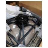 Brown- Corvus Livorno Outdoor 3-piece Wicker Chat Set with Swivel Chairs- PO#:2020-YN-030