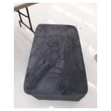 Furniture of America Taif Contemporary Chenille Storage Cocktail Ottoman-