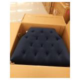 Copper Grove Velvet Push Back Recliner Chair- DARK BLUE, Part#: RCL25-VBF59-PB