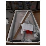 Jaymes Metal/Glass Rectangular Open Shelf Cocktail Table, ITEM#: CK8779