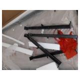 Jaymes Metal/Glass Rectangular Open Shelf Cocktail Table, ITEM#: CK8779