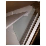 Jaymes Metal/Glass Rectangular Open Shelf Cocktail Table, ITEM#: CK8779