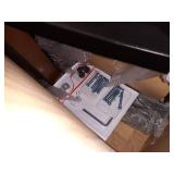 Glitzhome Set of 2 Upholstered PU Dining Chair with Studded Decor- , UPC: 2000600006