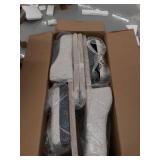 HOMCOM Modern Counter Height Bar Stools Set of 2 Tufted Upholstered Bar Chairs , Beige, ITEM#: 835-485CW