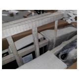 HOMCOM Modern Counter Height Bar Stools Set of 2 Tufted Upholstered Bar Chairs , Beige, ITEM#: 835-485CW