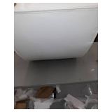 Furniture of America Poss Modern Faux Leather Swivel Chair - White,