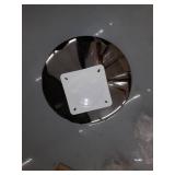 Furniture of America Poss Modern Faux Leather Swivel Chair - White,